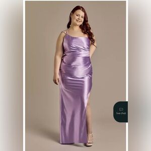 NWT Sculpting Satin One Shoulder Sheath Dress